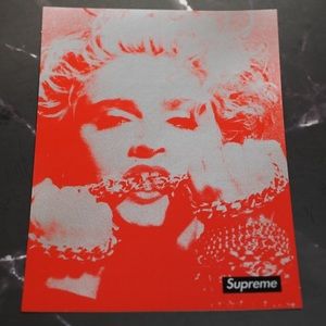 Madonna x Supreme Sticker Decal AUTHENTIC